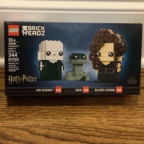 NEW BOX LEGO Harry Potter Voldemort, Nagini & Bellatrix - BRICKHEADZ (40496)