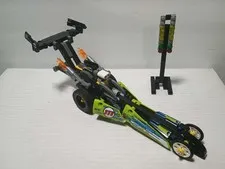 LEGO 42103 Technic Dragster  Pullback Used 99% Complete Retired - No Manual