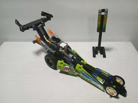 LEGO 42103 Technic Dragster  Pullback Used 99% Complete Retired - No Manual