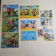 Lego Creator Instruction Booklet Manuals Only Lot Treehouse Animal 31053 31019
