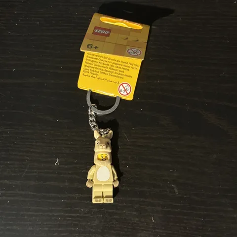 LEGO Llama Girl Minifigure Keychain, Backpack Clip, Keyring #85401