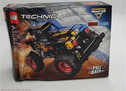 LEGO Technic Monster Jam Grave Digger Fire and Ice Building Toy 42219 SEE DET...