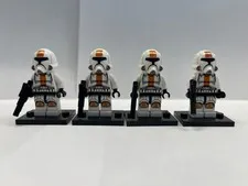 LEGO Star Wars Republic Trooper Minifigure Old Republic Smirk 75001 sw0440 x4