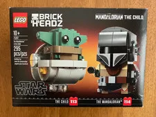 LEGO BRICKHEADZ STAR WARS 75317 - The Mandalorian & The Child -New in Sealed Box