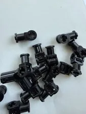 LEGO- NEW-#32039-BLACK-TECHNIC AXLE CONNECTOR W HOLE-20 PIECES