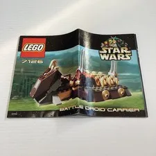 Lego Star Wars 7126 Battle Droid Carrier Instruction Manual Only  