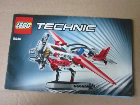 Lego Building Instructions Technic 8046 Airplane Aeroplane