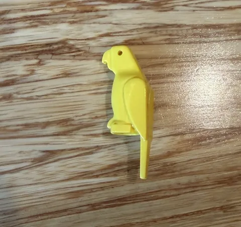 LEGO yellow Parrot mini figure Pirate 1.25” Tall VTG