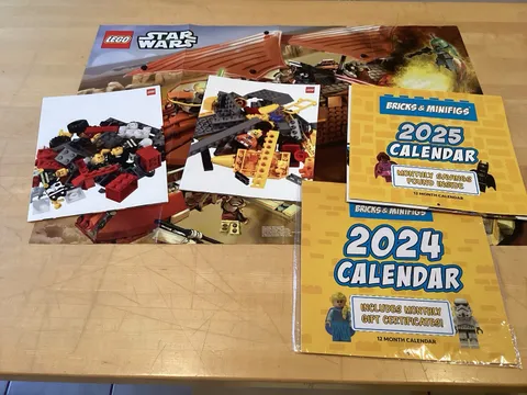 Lego Mixed Lot Paper, Poster School Folders Calendar 2013 Star Wars