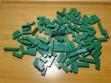 LEGO Green Building Blocks 1x4 1x6 Lot