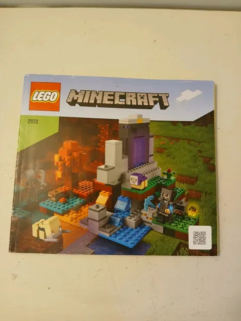 LEGO® Minecraft The Ruined Portal Instruction Manual Book 6372708 for Set 21172
