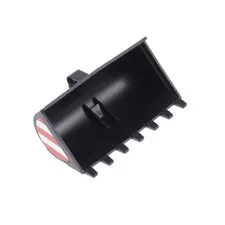 1x LEGO Technic Excavator Bucket 7x10 Black 7 Teeth Sticker Stripes 28216pb02