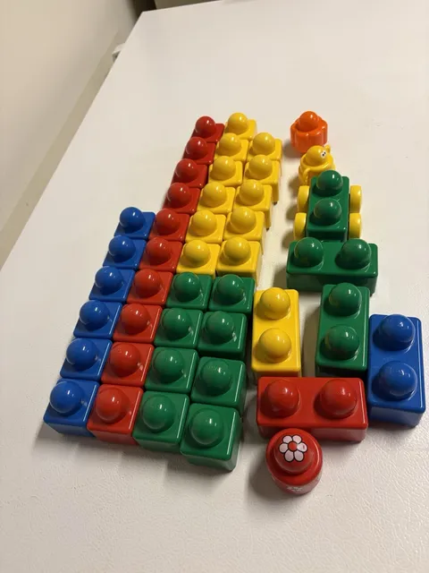 VTG Lego Duplo Primo Colorful Building Blocks & Figures , (Rattle Animal)