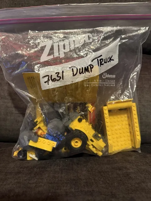 LEGO CITY: Dump Truck (7631), 99% Complete, Original Instructions, No Box