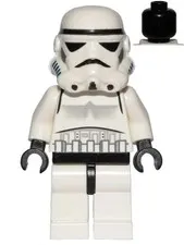 LEGO® Minifigure Star Wars sw0036b Imperial Stormtrooper Black Head Solid Mouth