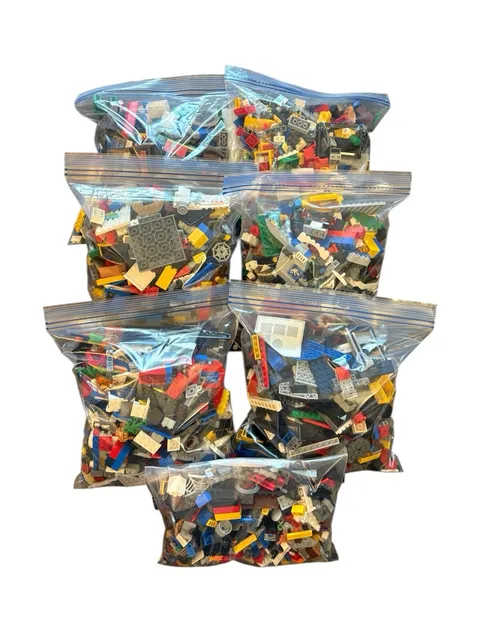 12 Lbs+ Of Assorted Lego Pieces Bulk Lot Mixed Bricks & Parts For Building