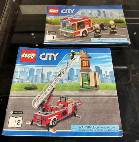 Lego City Fire Helicopter Manuals For Set 60010 NO BRICKS