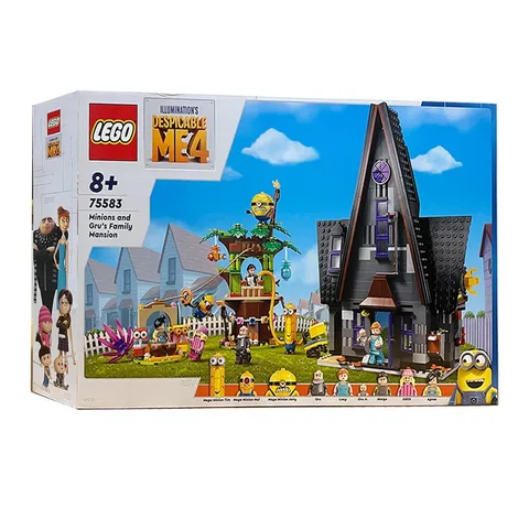 LEGO Despicable Me 4 75583 Minions and Gru's Family Mansion 