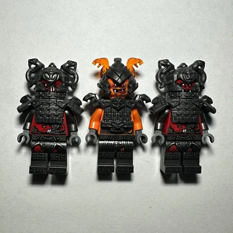 LEGO NINJAGO Minifigures LOT Vermillion Warrior The hands of time