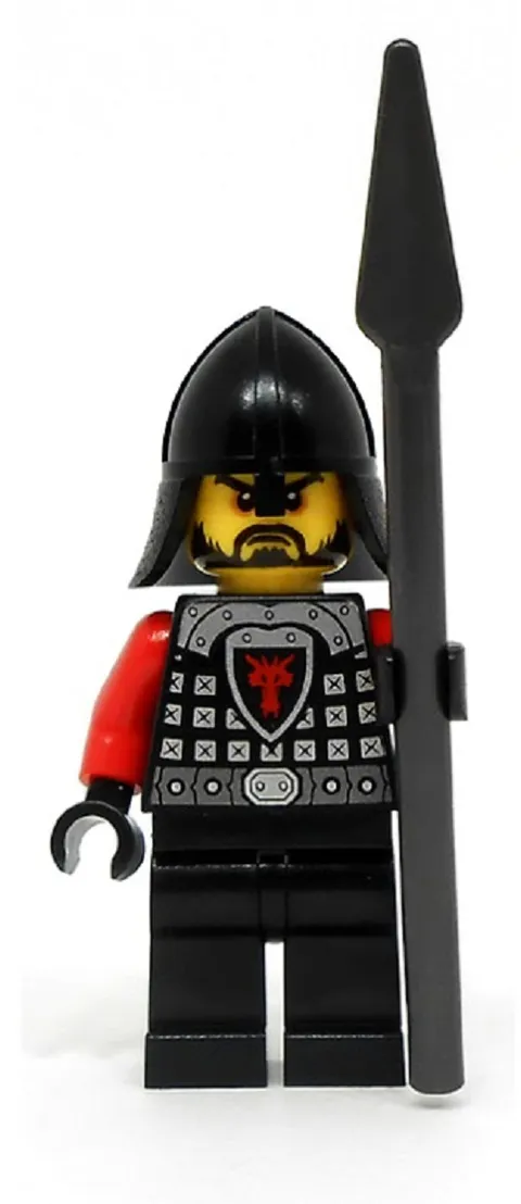 LEGO Dragon Soldier with Black Neck Protector, Scale Mail, Red Arms Minifigure 