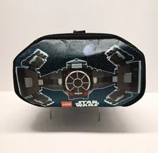 Lego Star Wars Zip Bin Storage Case Tie Fighter 2011 Great Condition!
