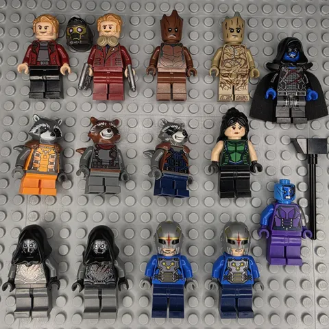 Lego Marvel Super Heroes Minifigures Lot Guardians of the Galaxy