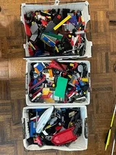 bulk legos 39 pounds total! Baskets not included.