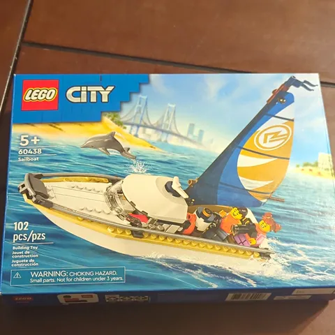 LEGO City Sailboat 60438 Dolphin 102 pcs 5+ Building Toy Complete Set