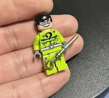 Custom Lego Silver Age Riddler With Metal Cane