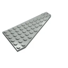 LEGO Part 3586 - Light Gray Wedge, Plate 7 x 12 Wing Left