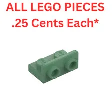 LEGO Bracket 1x2 with 1x2 Up Sand Green 99780 - Genuine LEGO Parts Pieces Bulk