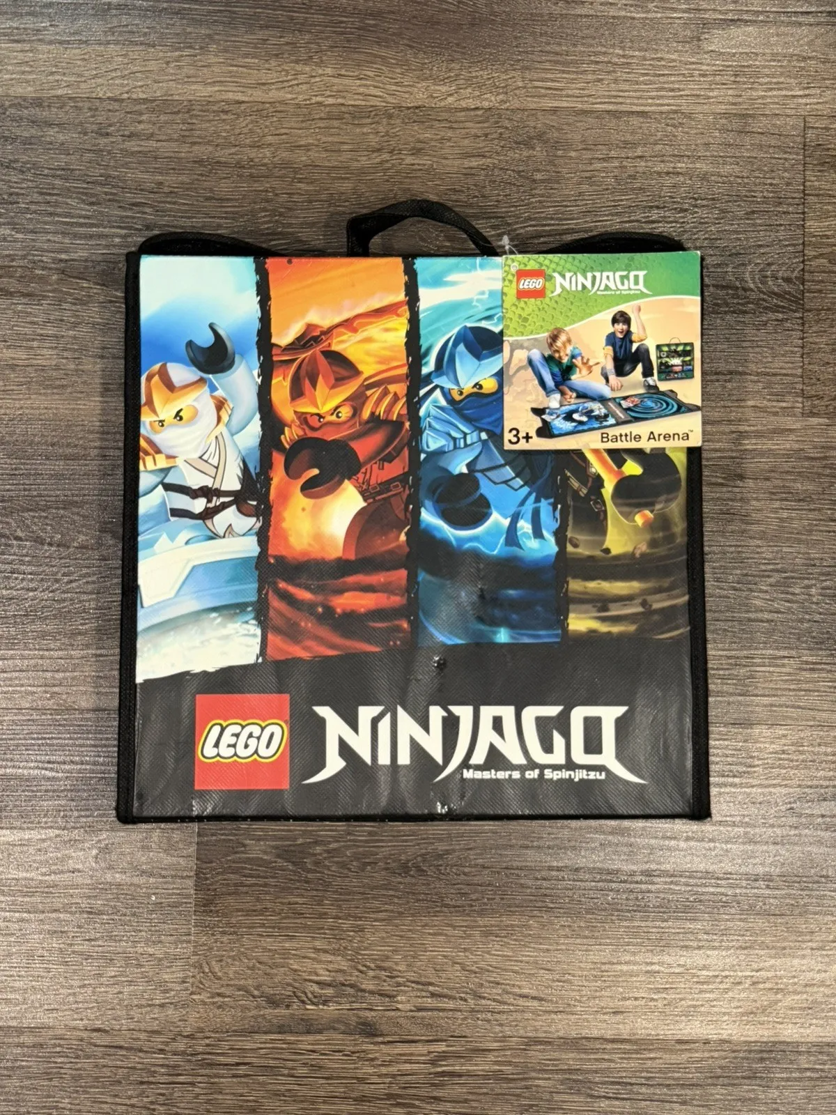 Lego  Ninjago Masters of Spinjitzu BATTLE ARENA Carry Case Play Mat W Tags