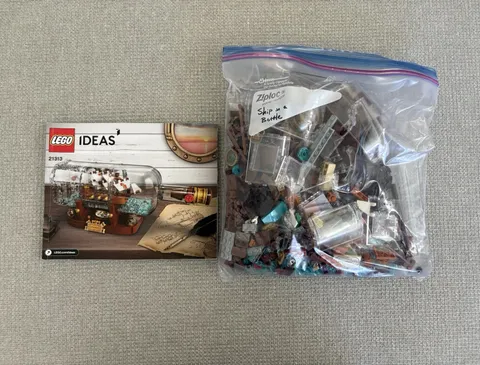 LEGO Ideas 21313 Ship in a Bottle | Complete w/ Instructions