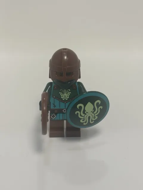 Lego Minifigure Vending Machine Kraken Knight Mini Figure With Whip And Shield