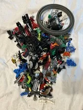 LEGO Bionicle Mixed Parts Lot - Masks, Weapons, Limbs, Technic 2 Pounds 14oz
