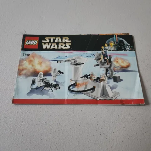 LEGO STAR WARS 7749 Echo Base Instruction Manual Only
