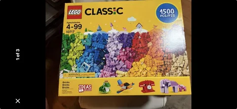 LEGO Classic Bricks Bricks Bricks 10717 Complete Set 1500pcs Ages 4-99 Box