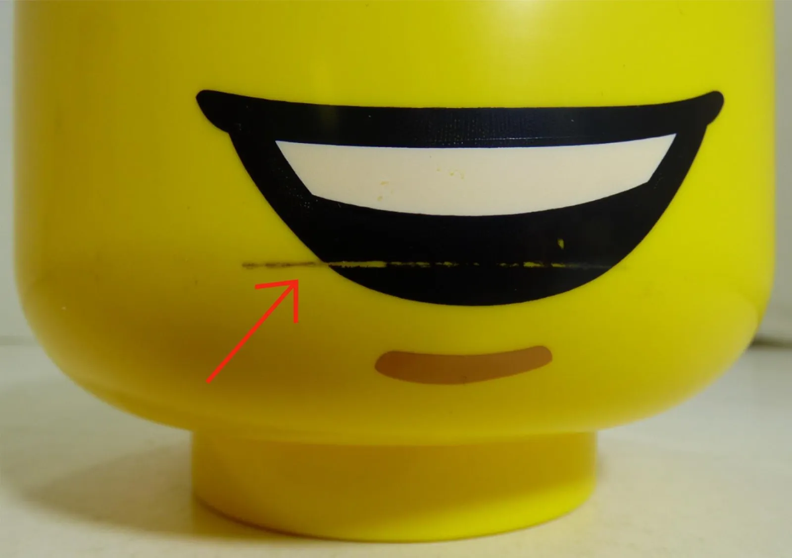 LEGO Storage 40310802 Small Head Yellow - Happy Boy NEW *Damaged Products*