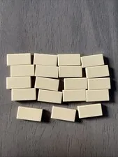 LEGO 3069 Tan Tile 1 x 2 Bulk 19 Pieces