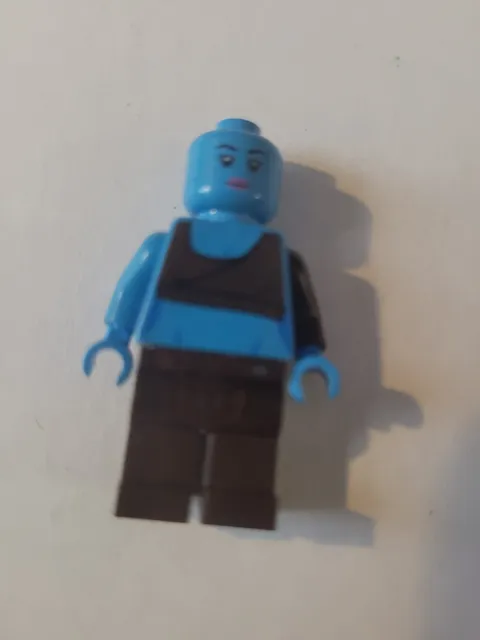 LEGO Starwars Aayla Secura Minifigure sw0833 ~ Incomplete Missing Helmet 
