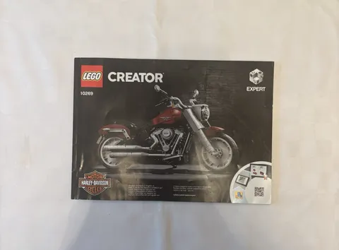 lego 10269 harley davidson, complete with everything with manual without box