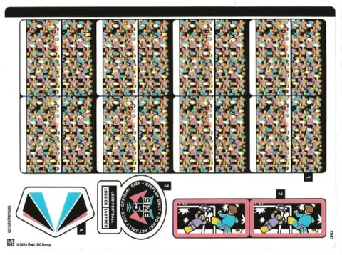 LEGO STICKER SHEET 43019 SOCCER BALL from set New & Genuine