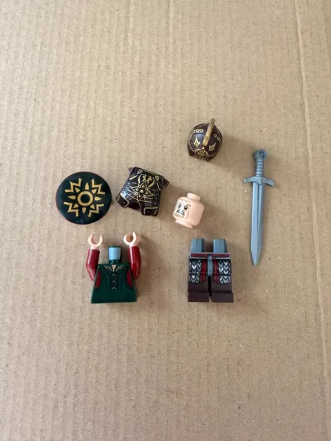 Genuine Lego lor021 Minifig Figurine:King Theoden Fast Shipping!