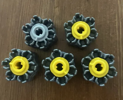LEGO 18588 Projectile Launcher Rapid Shooter Six Barrel w/ Triggers Lot Of 5