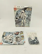 LEGO 8008 Stormtrooper Original Box Good Complete Star Wars Technic Figure Figures