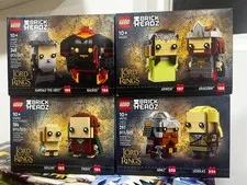 ALL 4 LORD OF THE RINGS BRICKHEADZ (40631), (40632), (40630), (40751)