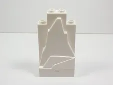 LEGO White 2x4x6 Rock Wall Panel I2