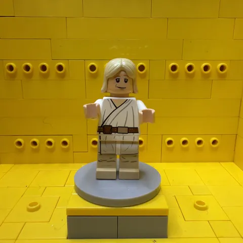 LEGO Minifigure - Luke Skywalker - Light Nougat, Long Hair - sw0273 - 3C
