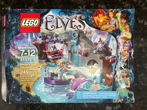 LEGO Elves Naida's Spa Secret 41072 New Parts - Open Box w/ Sealed Bags Complete