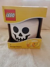 New LEGO ROOM Small Storage Skeleton Minifigure Head Skull  Halloween 2019